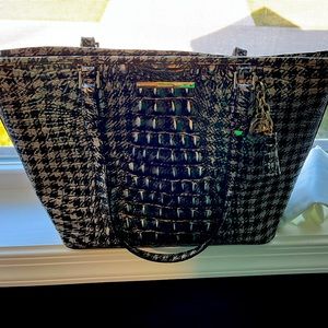 Brahmin Medium Asher Houndstooth Ombré Metallic Purse